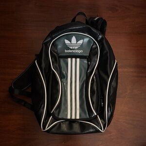 Balenciaga x Adidas Large Backpack (with green/white stripes